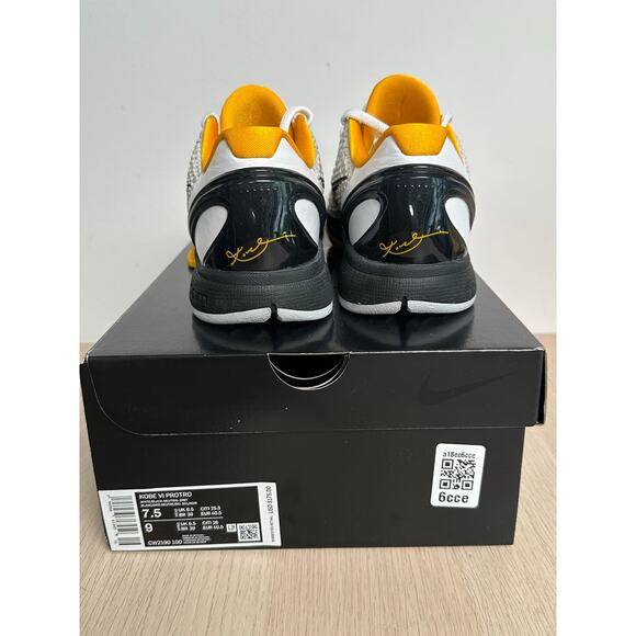 Kobe 6 Protro Playoff Pack Del Sol Sneaker- Size 7.5M - NEW main image 7